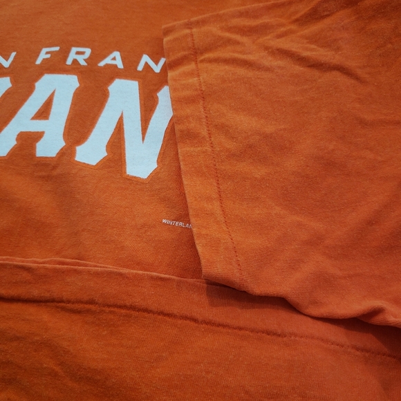 Vintage 1990’s MLB San Francisco Giants T-Shirt Men's sz XL Made in USA Orange - Picture 5 of 7